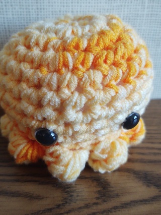 Hand Crocheted Amigurumi Octopus 