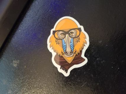 Baboon Monkey Sticker