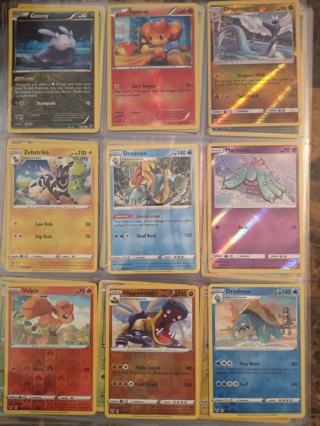 set of 9 pokemon cards free shipping