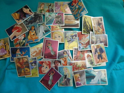 PANINI DISNEY PRINCESS "FOIL" STICKERS--Lot of 2 stickers