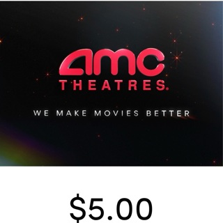 AMC theatres $5 gift card