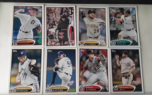 8 card Topps Opening Day baseball lot