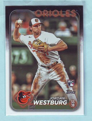 2024 Topps Jordan Westburg ROOKIE Baseball Card # 66 Orioles