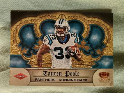 2012 Panini Crown Royale Retail Rookie Tauren Poole