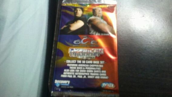 2004 JOYRIDE AMERICAN CHOPPER ORANGE COUNTY TRADING CARDS. PACK HAS 5 CARDS.