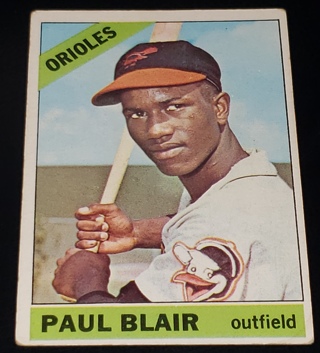 1966 ⚾ Topps Baseball Card # 48 Paul Blair  ⚾  Baltimore Orioles