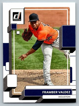 2022 Donruss #175 Framber Valdez Houston Astros