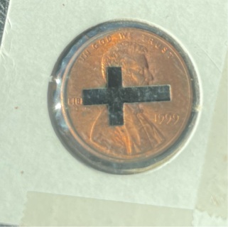 1999 CROSS CUT-OUT LINCOLN CENT!