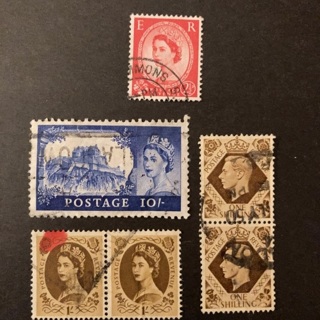 Great Britain stamp lot 