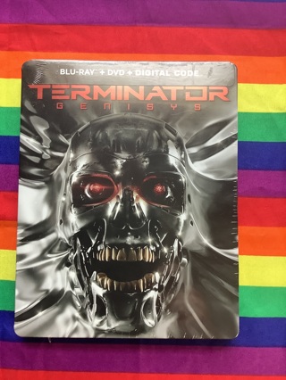 Terminator Genisys Blu-ray DVD Brand New and Factory Sealed Steel Case