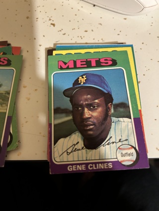 1975 topps gene clines