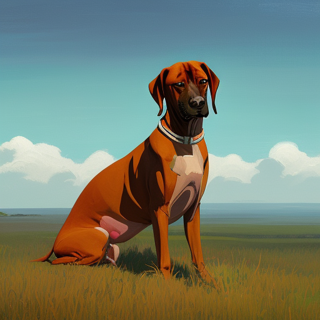 Listia Digital Collectible: Rhodesian Ridgeback