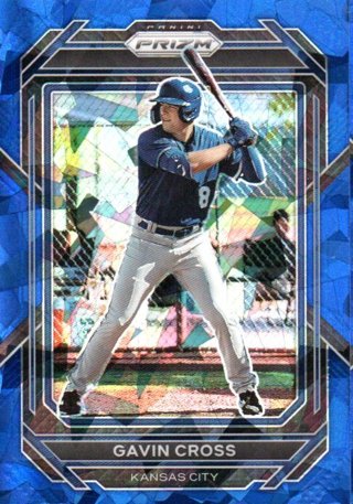 2023 Panini Prizm Gavin Cross Blue Ice