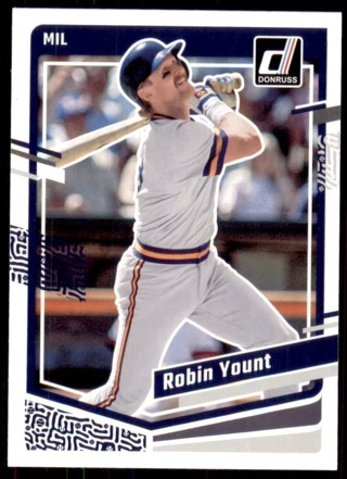 2023 Donruss Baseball Base #162 Robin Yount - Milwaukee Brewers