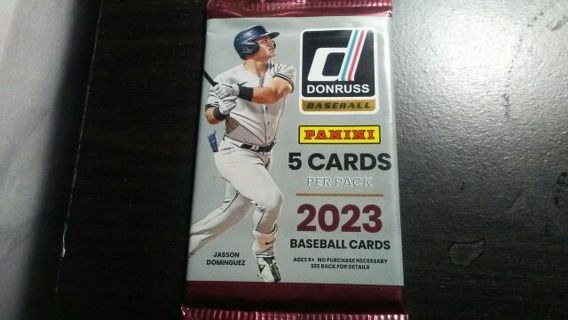 2023 PANINI/DONRUSS SEALED PACK BASEBALL CARDS