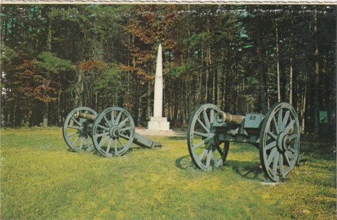 Vintage Unused Postcard: Guilford National Military Park, NC