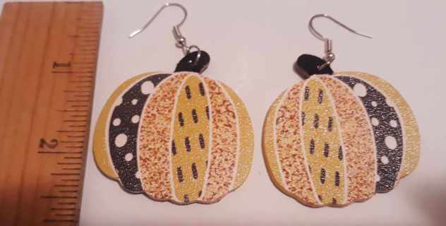 Boho Pumpkin Earrings