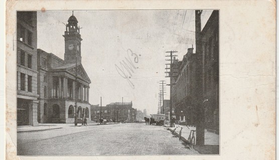 Vintage Used Postcard: g: 1906 Tuscarawas Street, Canton, OH