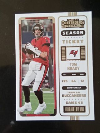 Two Tampa Bay Buccaneers Brady & Freeman Football Cards