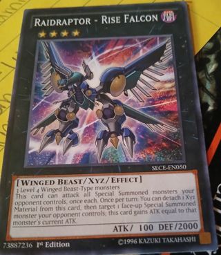 YU-GI-OH-RAIDRAPTOR RISE FALCON- MINT