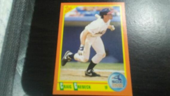 1990 SCORE CRAIG GREBECK CHICAGO WHITE SOX BASEBALL CARD# 105T