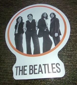The Beatles band sticker Ringo Starr, Paul mccartney, John lennon, George Harrison