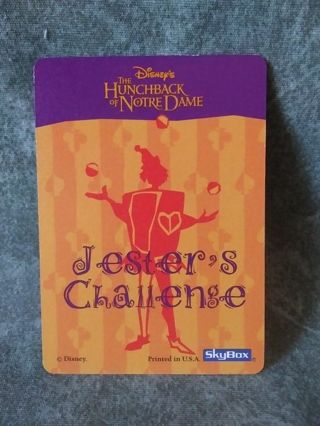 Hunchback of Notre Dame Jesters Challenge Trading Card