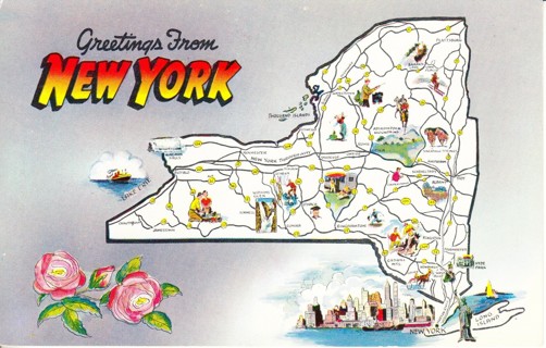 Vintage Postcard New York