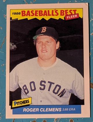 1986 ROGER CLEMENS (2ND YEAR CARD)