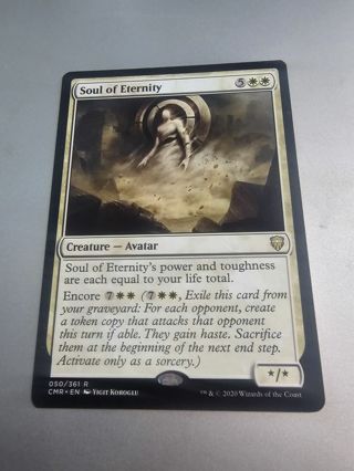 Magic the gathering mtg Soul of Eternity rare card Commander Legends