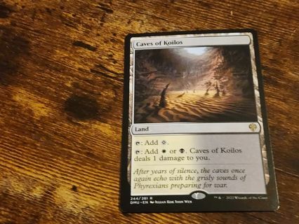 Magic the gathering mtg Caves of Koilos rare card Dominaria United