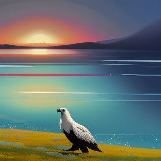 Listia Digital Collectible: Maine's Steller Sea Eagle by Ocean