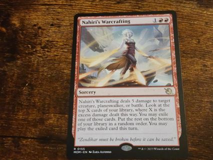 Magic the gathering mtg Nahiris Warcrafting rare card March of the Machine