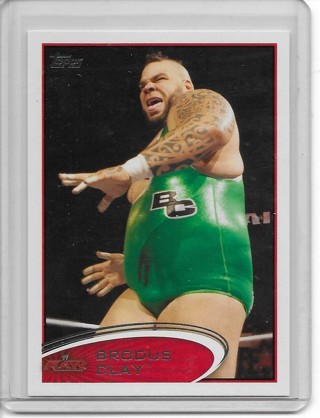 2012 Topps WWF/WWE Brodus Clay Card #13 