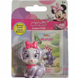 Minnie Cream Puff Figure + Bonus Card
