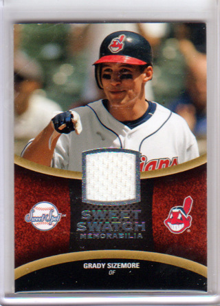 Grady Sizemore, 2008 Upper Deck Sweet Spot RELIC Card #SS-GS, Cleveland Indians, (L3