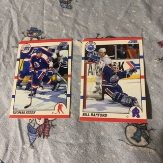 Ice hockey trading cards