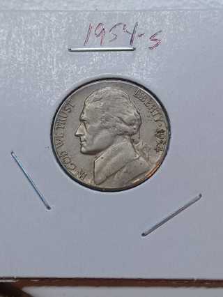 1954-S Jefferson Nickel! 15