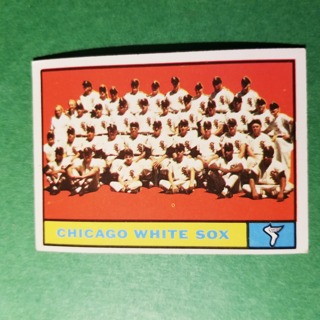 1961 - TOPPS EXMT - NRMT BASEBALL - CARD NO. 7 - CHICAGO TEAM - WHITE SOX