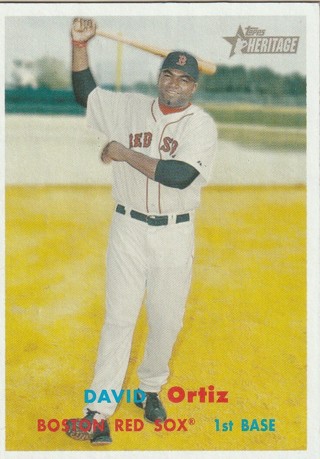 2006 Topps Heritage #1 David Ortiz (SP/Short Print) Red Sox