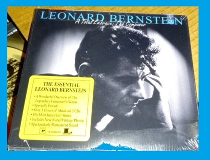 new audio cd leonard bernstein a total embrace, limited composer edition new/seal