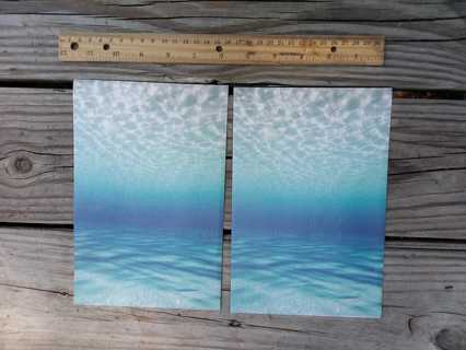 2 FULL SHEETS Ocean ABC Stickers   Scrapbooking Card Making 