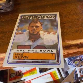 1983 topps pro bowl Mike kenn football card 