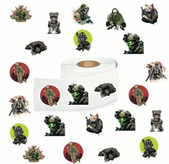 ➡️NEW⭕(10) 1" SKELETON WARFARE/ TACTICAL STICKERS!!