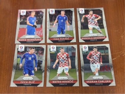 2016 Panini Prizm euro soccer lot