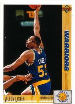 Tradingcard - NBA - 1991-92 Upper Deck #316 - Alton Lister - Golden State Warriors