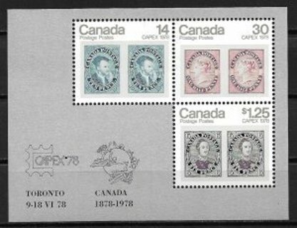 1978 Canada Sc756a Capex 78 MNH S/S