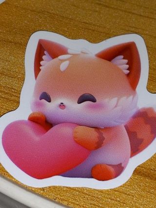 Kawaii new one small vinyl lap top sticker no refunds regular mail very nice quality