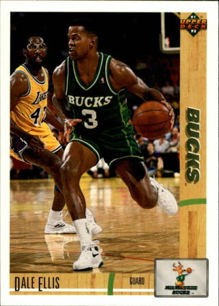 1991-92 Upper Deck Milwaukee Bucks Basketball Card #266 Dale Ellis