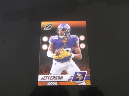 2023 Panini Zenith    Justin Jefferson  card   # 68    Minnesota Vikings 